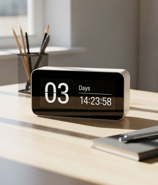 long-distance boyfriend gifts: A Countdown Clock for His Next Visit
