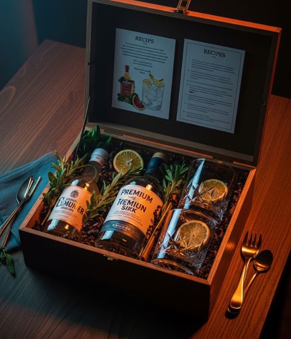 Valentine's Day gifts for boyfriend: A DIY Cocktail Kit for Two, Specific to a Drink He Loves