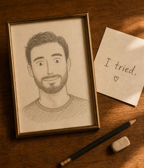 Cheap Gifts for Boyfriend: Hand-Drawn Portrait 