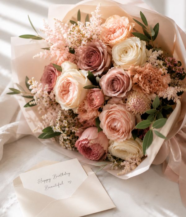 Birthday Gifts for Girlfriend: A Luxury Letterbox Flower Bouquet