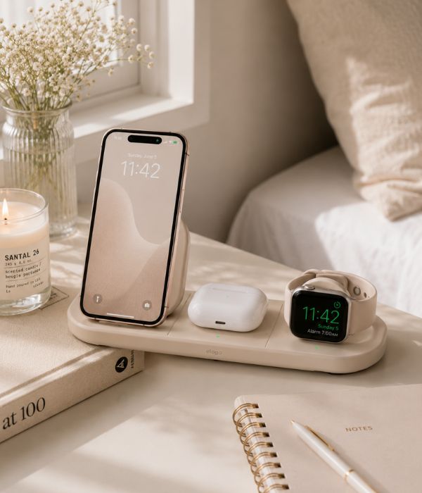 Gifts for girlfriend who has everything: Wireless Charging Station with Multiple Ports