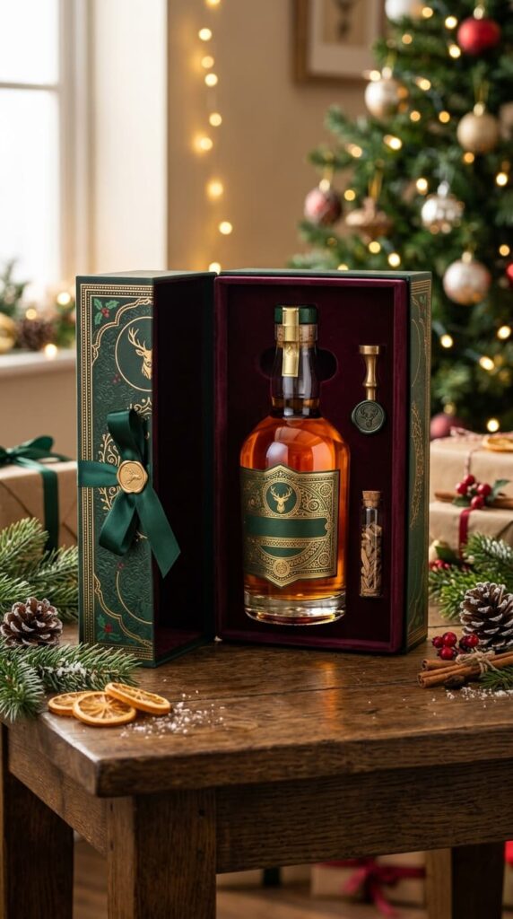 A Premium Aged Whisky or Festive Spirits Gift Set