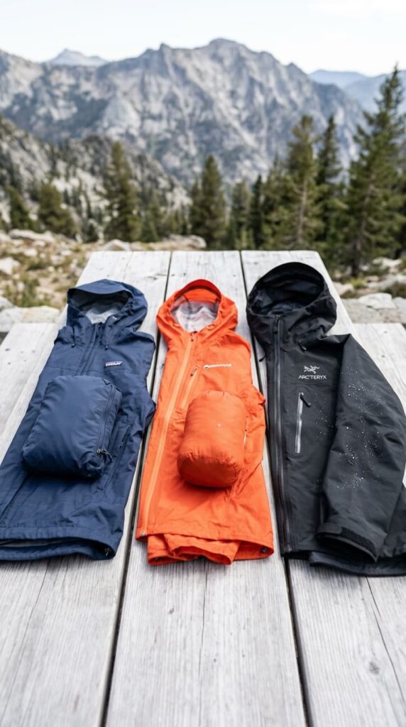 A Compact Packable Rain Jacket