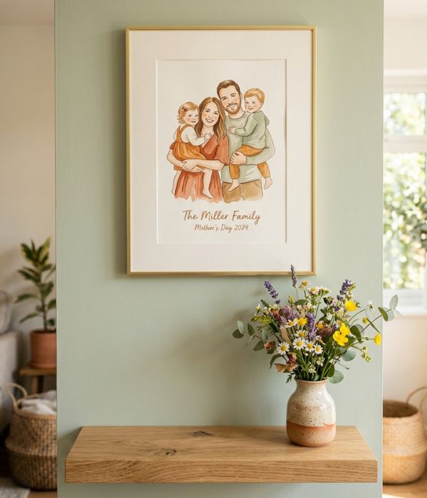 A Custom Family Portrait or Illustration