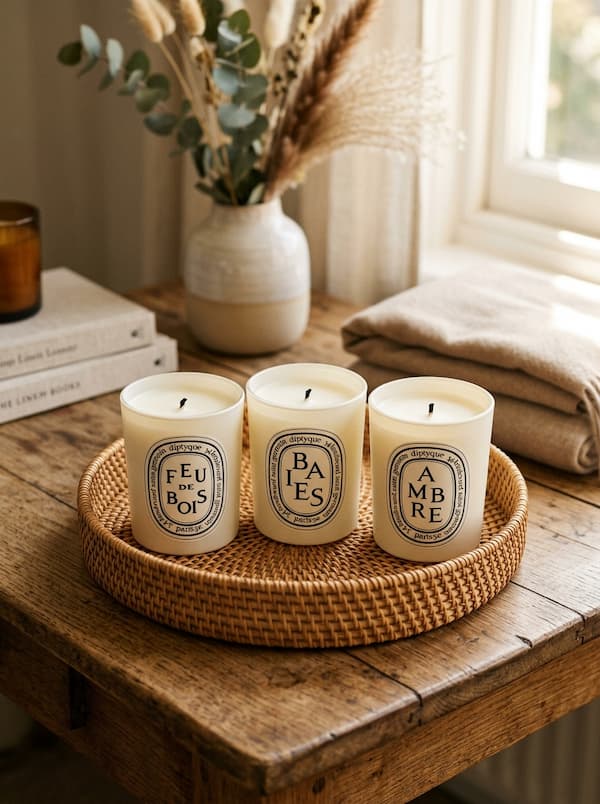 Luxury Best Friend Gifts for the Bestie: A Diptyque or Aesop Premium Candle and Home Set