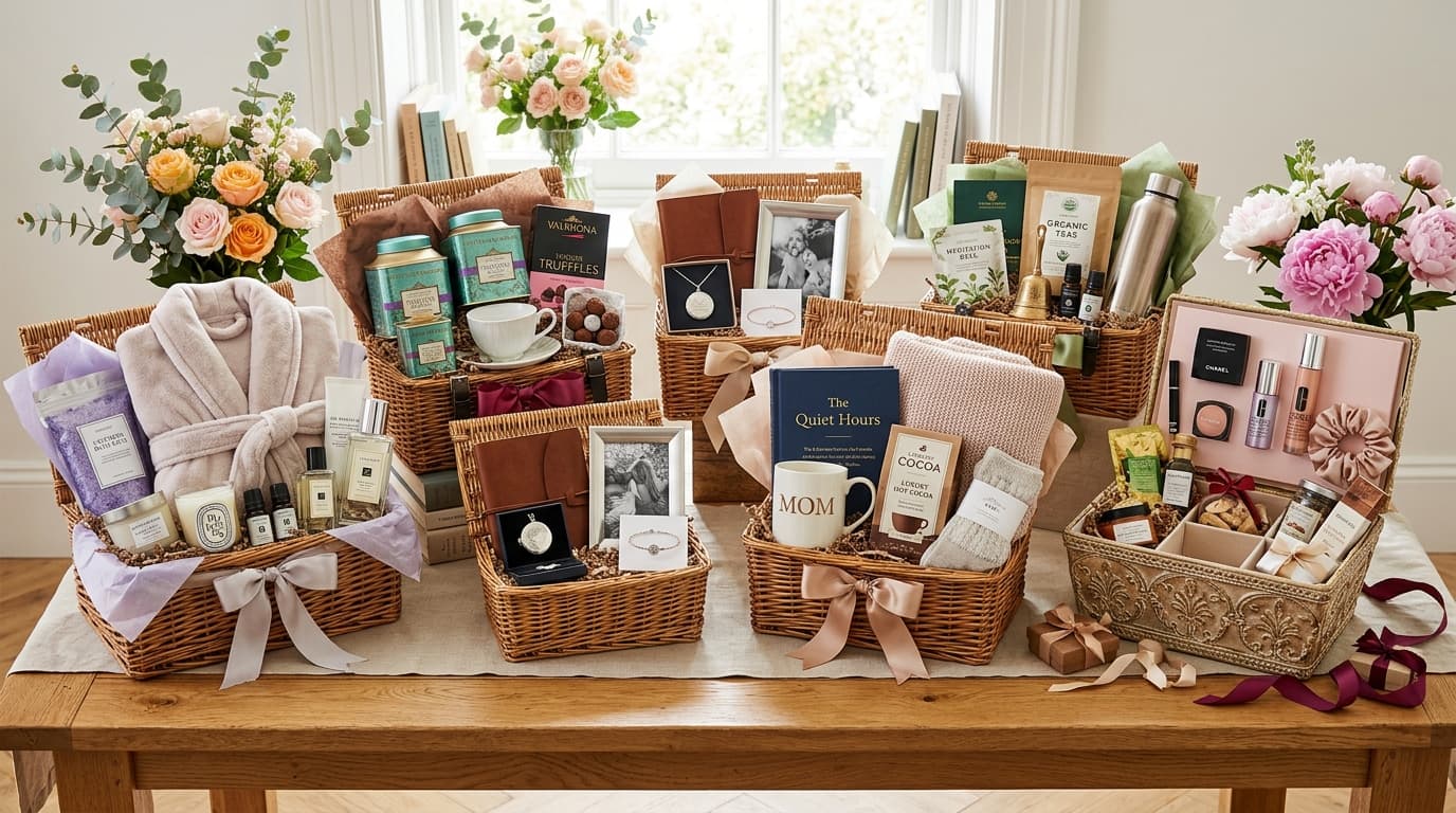 A curated gift basket ready to give