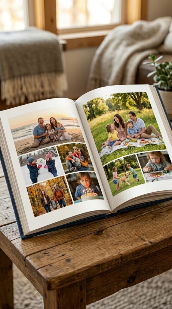 Christmas Gifts for Dad: A Hardcover Photo Book of the Family Year