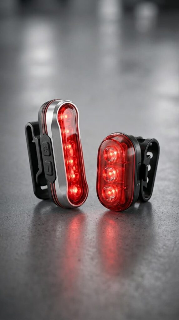 A High-Visibility Running Vest or Safety Light Set