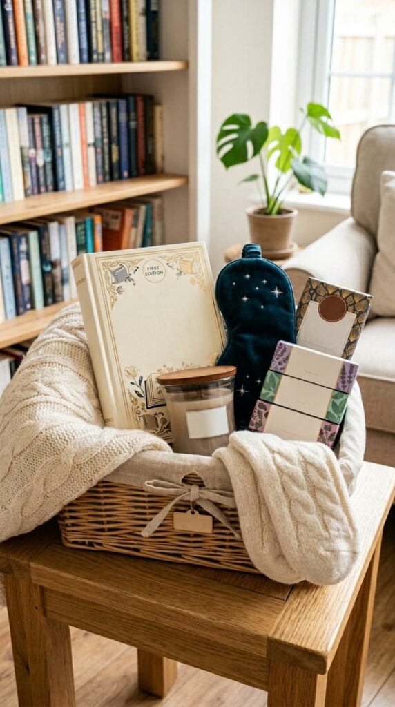 A Reading and Cosy Evening Basket