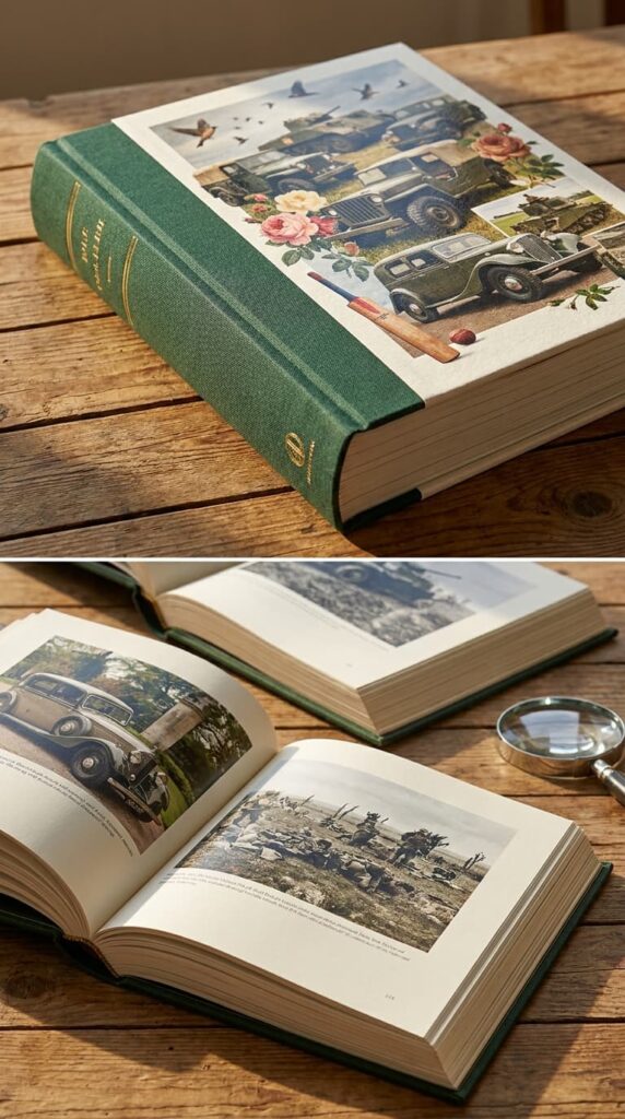 A Quality Large Print Book on a Topic He Loves