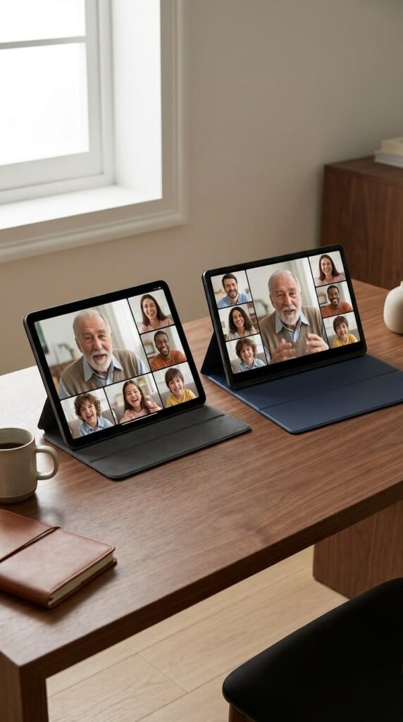 Tech Gifts for Grandpa: A Quality Tablet Pre-Configured for Video Calls