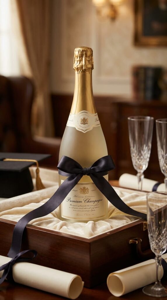A Premium Champagne or Sparkling Wine with a Personal Label