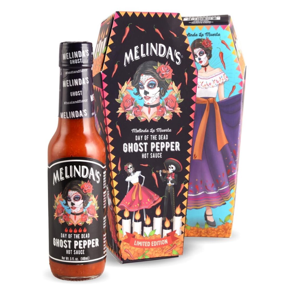 A Hot Sauce or Grill Rub With a Halloween Label