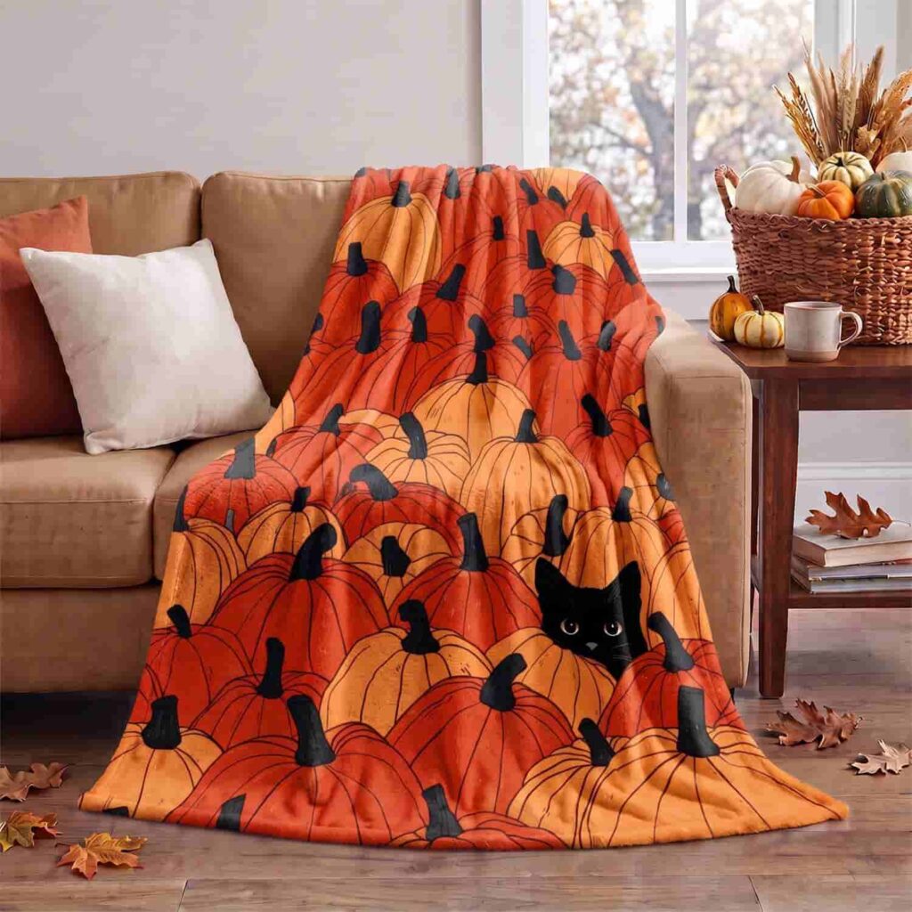 A Plaid Flannel Throw for His Couch