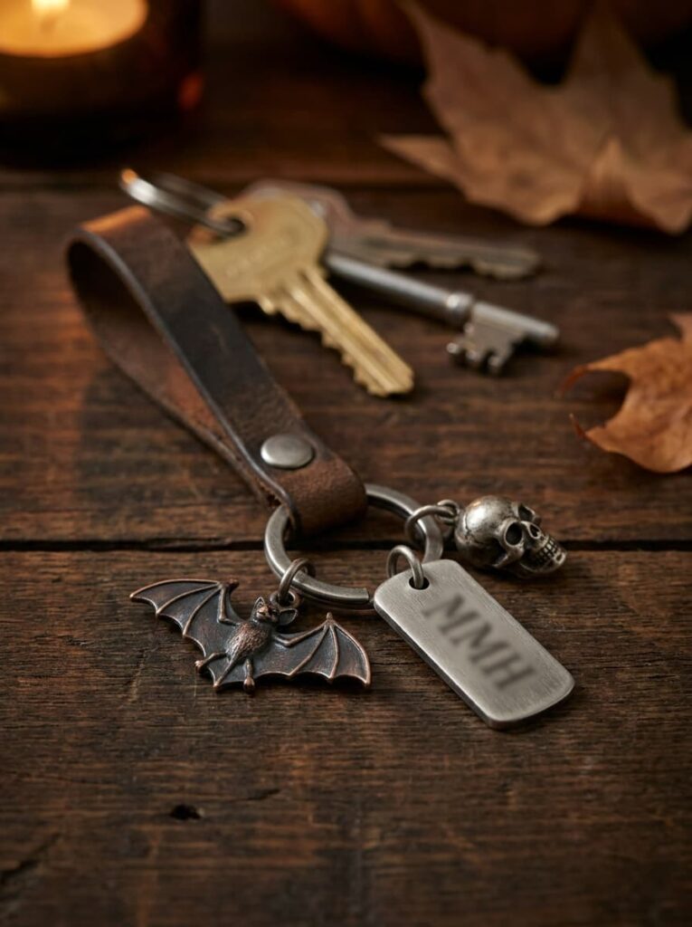 A Spooky Keychain for His Keys or Gym Bag